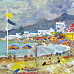 Пляж в Сталиде. Крит. 2008. Холст, масло. 60х80